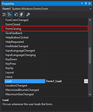 FormClosing事件截图